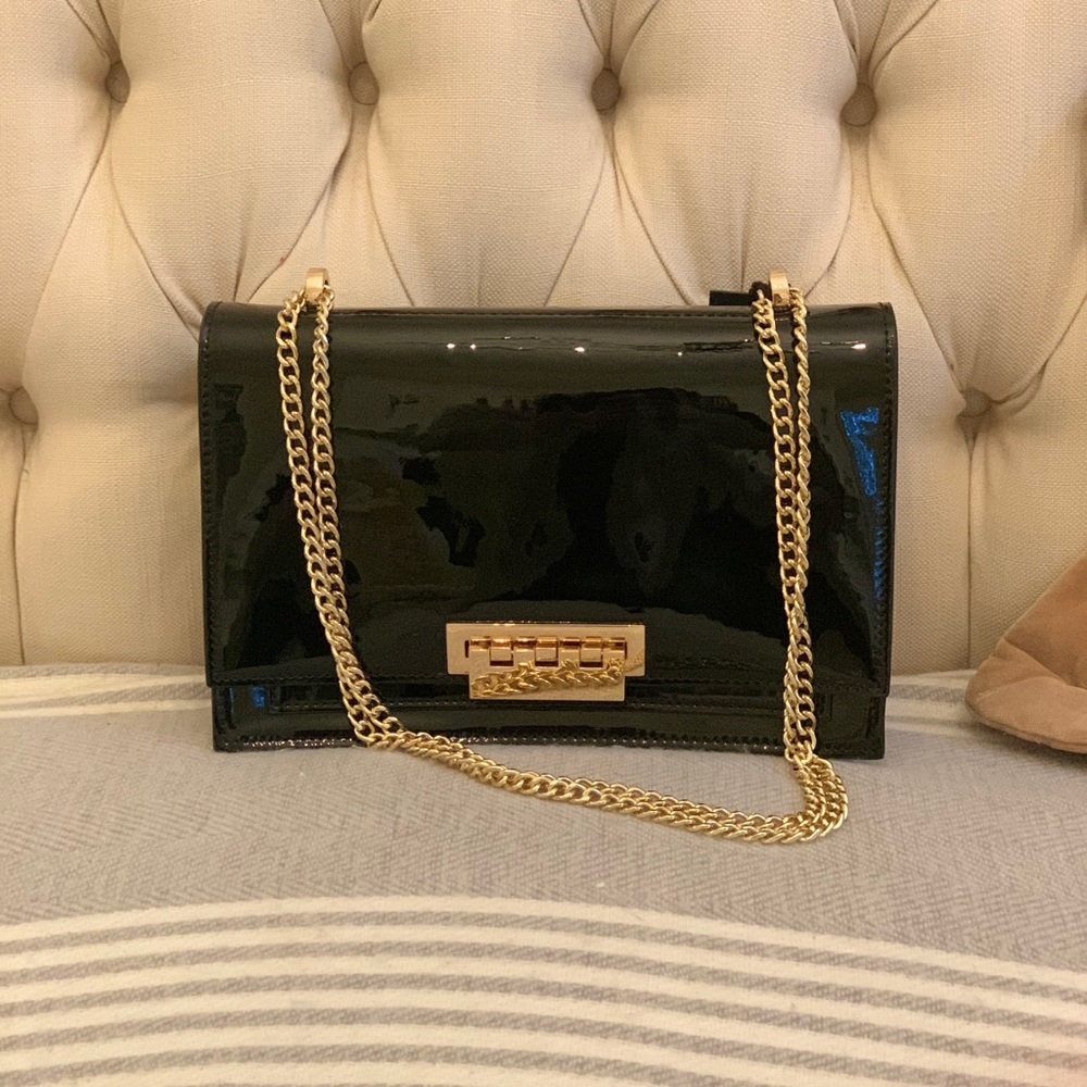Zac Zac Posen Large Leather Shoulder Bag